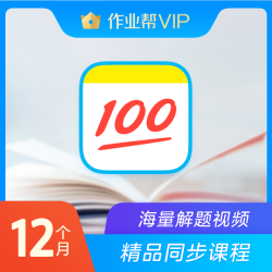 作业帮 VIP会员年卡 12个月
