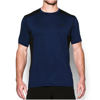 UNDER ARMOUR 安德玛 Raid SS 男士运动T恤 1257466-402 皇家/黑色 XL