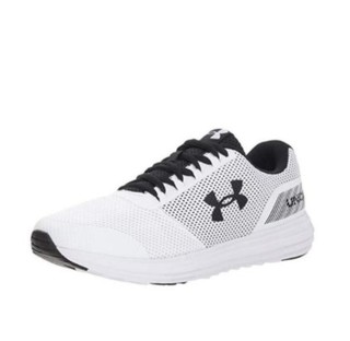 UNDER ARMOUR 安德玛 Surge 女士跑鞋 3020368-003 黑白 35.5