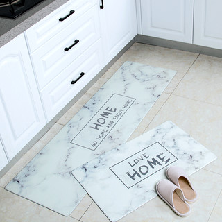 厨房地垫防滑防油家用防水可擦 免洗耐脏长条脚垫北欧pvc地毯垫子