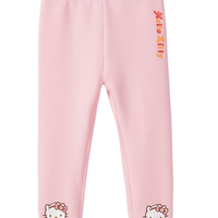 Hello Kitty 凯蒂猫 女童针织加绒打底裤子