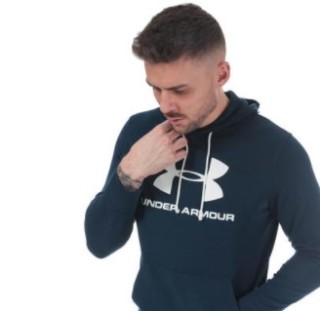 UNDER ARMOUR 安德玛 Sportstyle Terry 男士运动卫衣/套头衫 海军蓝 XXXL
