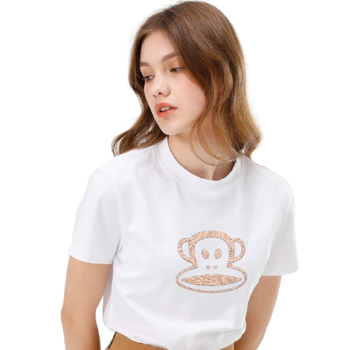 Paul Frank 大嘴猴 PFCTE202171WA01 女士短袖
