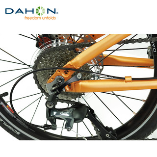 DAHON 大行 20寸变速折叠自行车铝合金超轻碟刹成人男女式学生单车