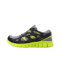 NIKE 耐克 Free Run 2 男士跑鞋 555174-003 黑色/灰色/绿色 46