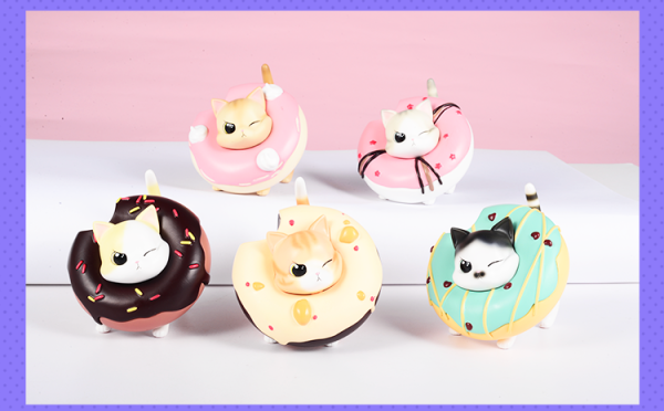 再度与你漫画猫咪甜点系列盲盒