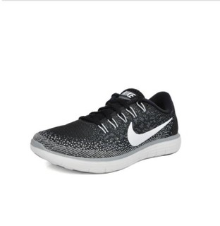 NIKE 耐克 Free Run Distance 女士跑鞋 827116-010 黑深灰 35.5