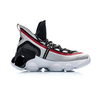 LI-NING 李宁 男士休闲运动鞋 AGBP127-5 微晶灰/标准黑 42