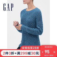 Gap女装圆领长袖套头毛衣春秋495788 女士休闲上衣柔软舒适针织衫