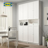 IKEA 宜家 BILLY毕利OXBERG奥克伯书柜带加高件柜门现代木开门加高