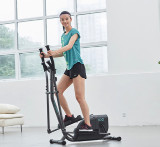DECATHLON 迪卡侬 EL-100 椭圆机 124899 金属灰/黑