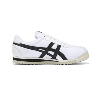 Onitsuka Tiger 鬼塚虎 Corsair 中性运动板鞋 D747N-0190 白色/黑色 40.5