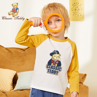 精典泰迪 Classic Teddy  童装儿童长袖T恤 *3件