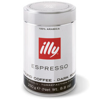 illy意利 意式浓缩 深度烘焙 咖啡粉 250g/罐 *3件