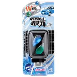 KOBAYASHI 小林制药 车载香水空气清新剂 蓝色+绿色 银离子除烟清香 4.6ml