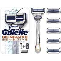 Gillette 吉列 云感手动剃须刀套装（1刀架+6刀头）