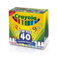 中亚Prime会员：Crayola 多色超净可水洗马克笔（40 支） *2件