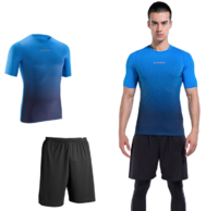 DECATHLON 迪卡侬 100系列 男士健身服套装 8394131 蓝/黑色 S *7件