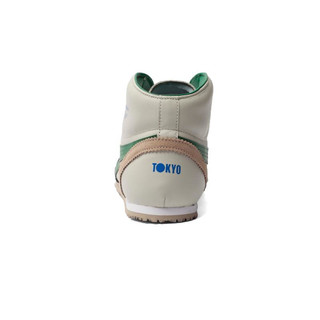 Onitsuka Tiger 鬼塚虎 MEXICO MID RUNNER系列 中性休闲运动鞋 HL328-0284 米灰色/绿色 43.5