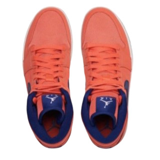 Jordan Brand 乔丹 Air Jordan 1 女士篮球鞋 CD7240-804 橙色/蓝色 38