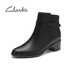 Clarks 其乐 261360064 女款时尚高跟尖头靴子