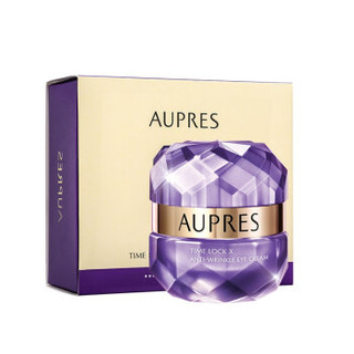 AUPRES 欧珀莱 时光锁抗皱紧实眼霜 20g（赠水乳小样+眼霜5g*2+按摩仪）