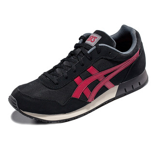 Onitsuka Tiger 鬼塚虎 CURREO系列 中性休闲运动鞋 HN521-4213 黑色/酒红色 40.5