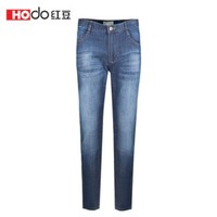 Hodo 红豆 DXIBK335S-1 新品牛仔裤男士