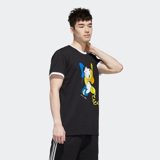 adidas NEO M DSNY CP TEE2 Disney 男士运动T恤 GJ5632 黑色/白 XS