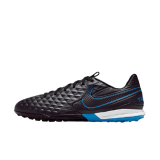 NIKE 耐克 Tiempo Legend 8 Pro TF 中性足球鞋 AT6136-004 黑白蓝 42.5