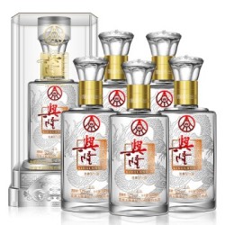 五粮液股份公司出品 浓香型高度白酒 兴隆上品52度500ml*6 整箱装