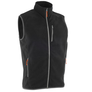 DECATHLON 迪卡侬 Fleece Forclaz 200 Gilet 男子抓绒马甲 8161681 黑色 S