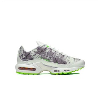 NIKE 耐克 Air Max Plus 女士休闲运动鞋 BQ4803-100 白绿/涂鸦 36