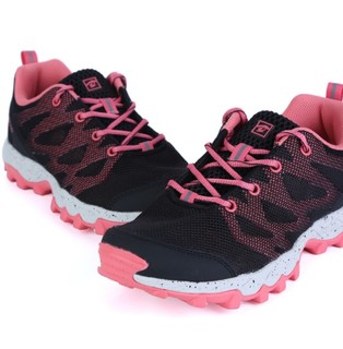 TOREAD 探路者 TREKKING系列 女士登山鞋 KFAG82055 胭脂红/黑 36