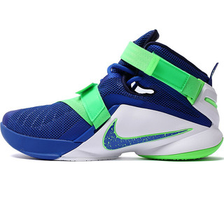 NIKE 耐克 LeBron Soldier 9 男士篮球鞋 749420-441 蓝绿 44.5