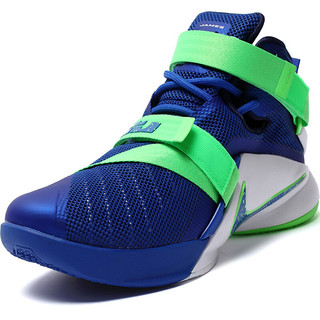 NIKE 耐克 LeBron Soldier 9 男士篮球鞋 749420-441 蓝绿 44.5