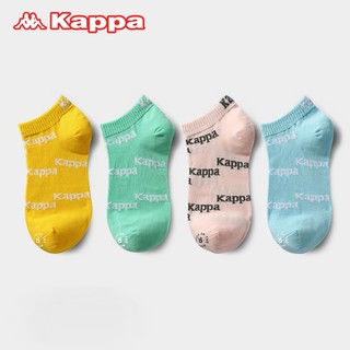Kappa 卡帕 KP0W07 女士透气抗菌短筒袜 4双装