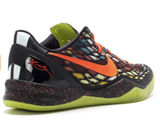 NIKE 耐克 Kobe 8 男士篮球鞋 555035-030 黑绿红 46