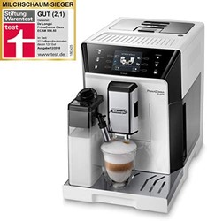 De&rsquo;Longhi 德龙 PrimaDonna Class ECAM 556.55.W 全自动咖啡机，集成牛奶系统，一键式制卡布奇诺咖啡和浓缩咖啡，3.5英寸TFT彩色显示屏和APP控制，白色