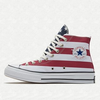 CONVERSE 匡威 all star 70s系列 1970s 中性运动帆布鞋 166425C 白/蓝/红 37