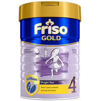 Friso 美素佳儿 金装系列 婴幼儿配方奶粉 4段 900g（3岁以上) 新加坡版 *2件