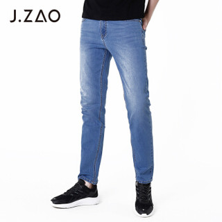J.ZAO 京东京造 100000891359 男士直筒牛仔裤