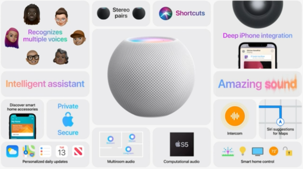 Apple 苹果 HomePod mini 智能音箱