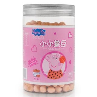 小猪佩奇Peppa Pig罐装小薯豆  儿童宝宝零食  小馒头 草莓味110g