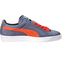 PUMA 彪马 Suede Classic 男士休闲运动鞋 352634-75 灰红 39