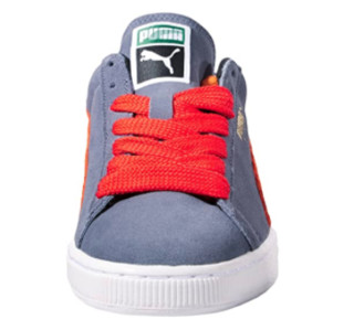 PUMA 彪马 Suede Classic 男士休闲运动鞋 352634-75 灰红 39