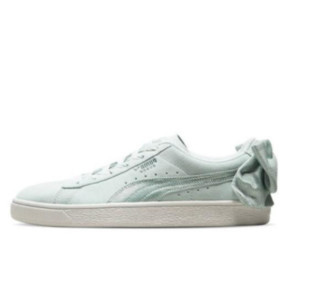 PUMA 彪马 Suede Bow 女士休闲运动鞋 369151 浅绿 36