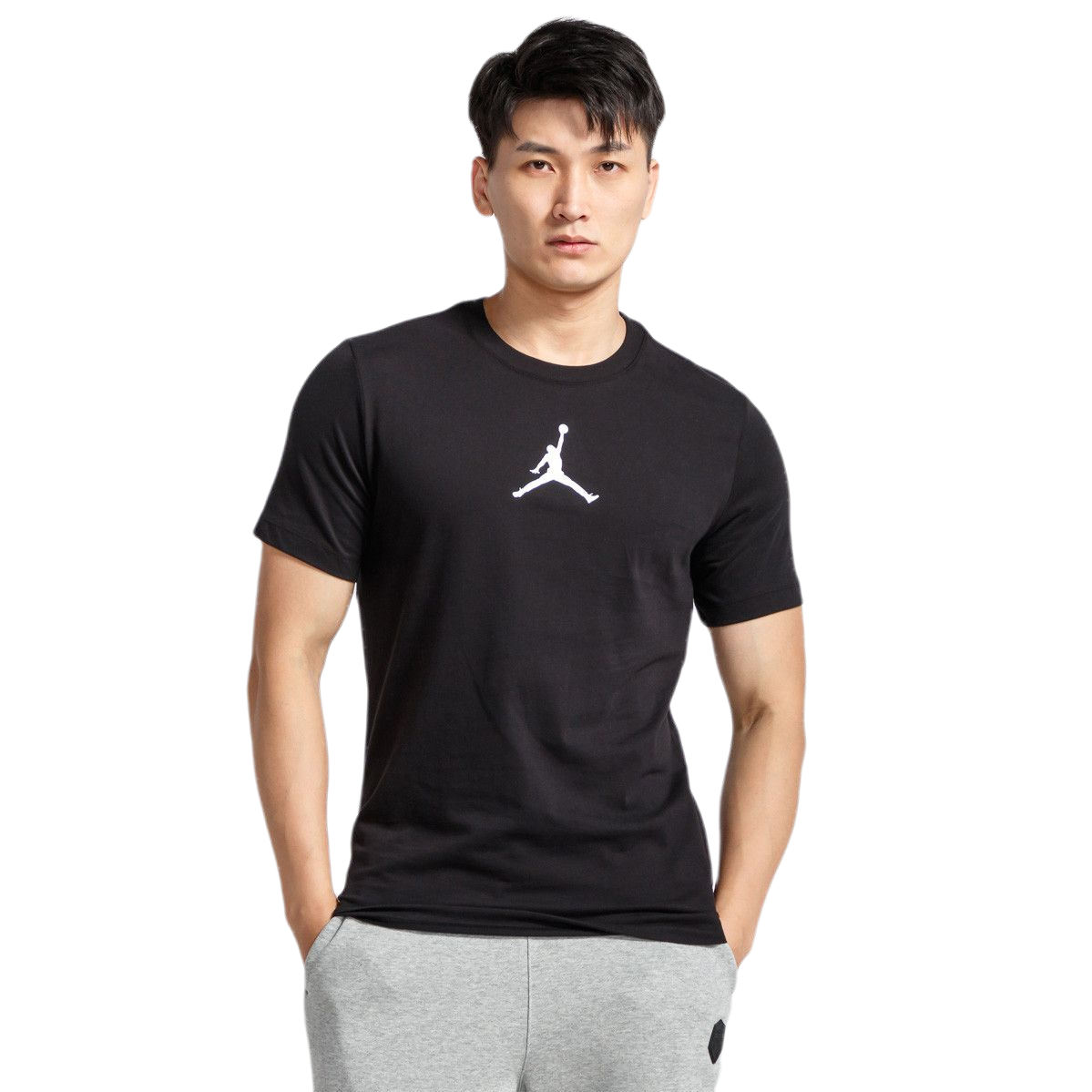 air jordan dri-fit 男士运动t恤 bq6741-010 黑色 s