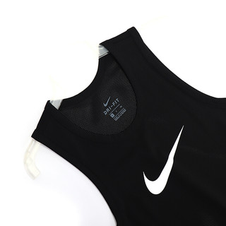 NIKE 耐克 Dri-FIT 男士运动T恤 BV9388-010 黑/白色 S