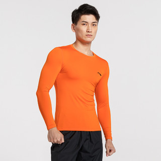 LI-NING 李宁 男士紧身衣 AUDN125-7 橙色 S